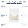 Chic Canvas Crossbody Bag – Lightweight, Water-Resistant, Versatile