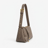 Versatile Soft Leather Shoulder & Crossbody Bag with Spacious Interior