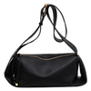 Versatile Soft Leather Shoulder & Crossbody Bag with Spacious Interior