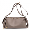 Versatile Soft Leather Shoulder & Crossbody Bag with Spacious Interior
